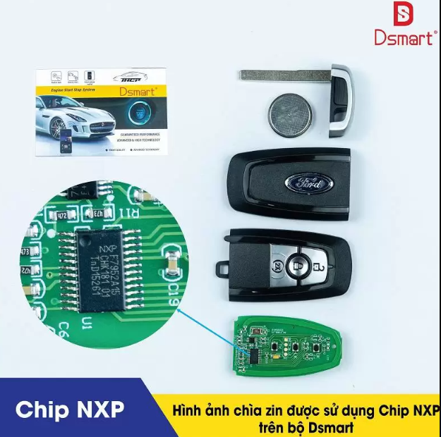 cấu tạo smartkey ô tô Dsmart