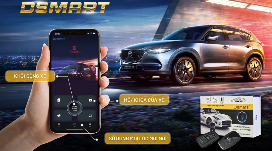 chìa khóa thông minh Smartkey ô tô Dsmart
