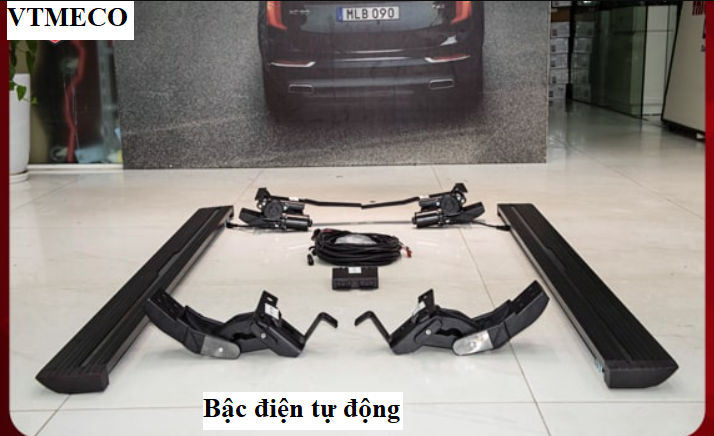lắp bậc điện ô tô tự động lên xuống