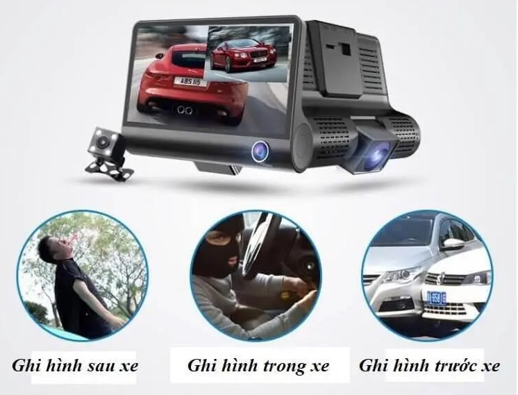 camera hành trình 3 mắt TS3M cho ô tô