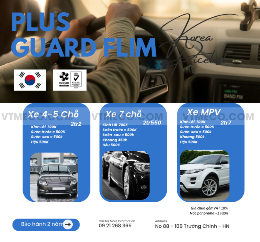 phim cách nhiệt Plus Guard